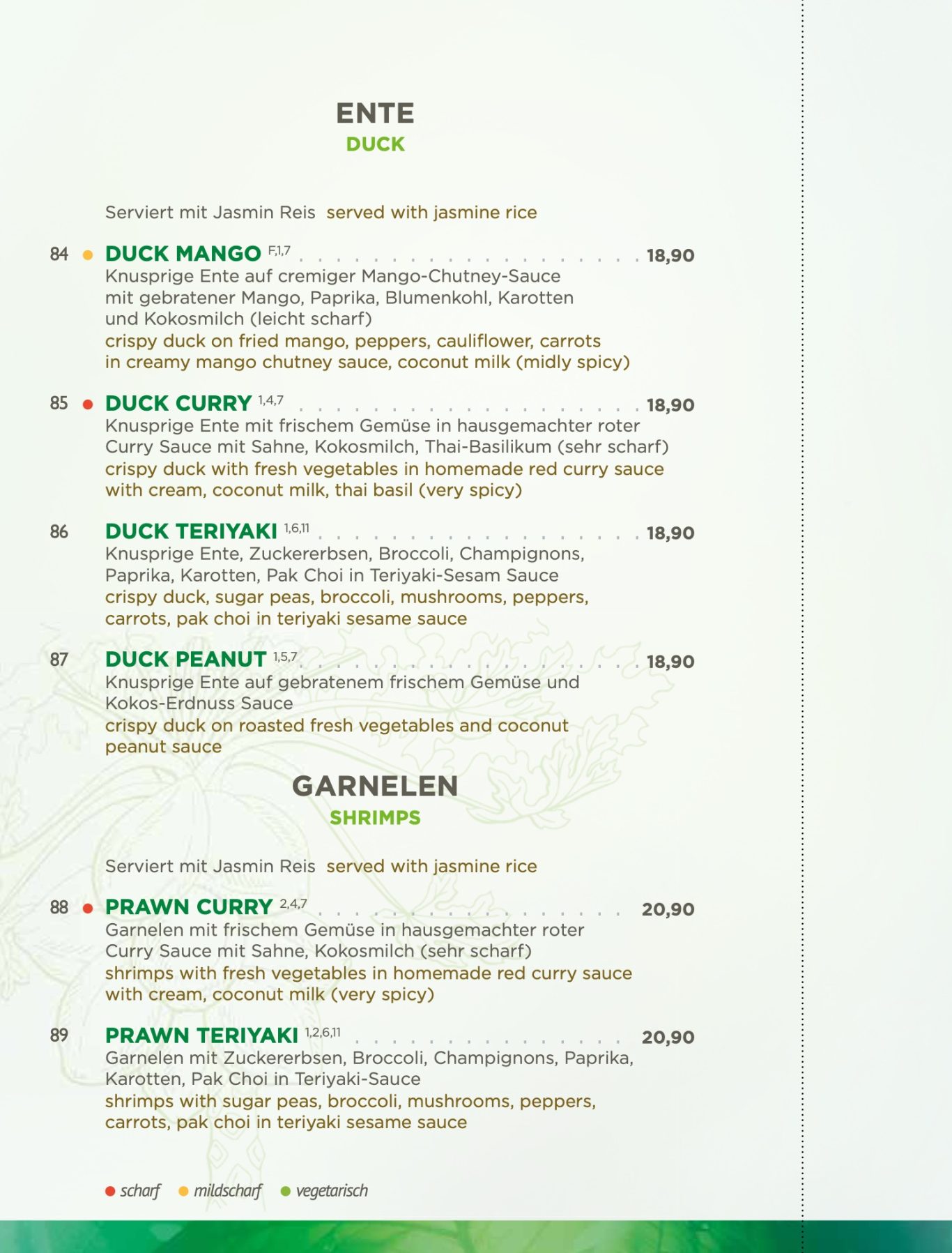 Ente / Garnelen