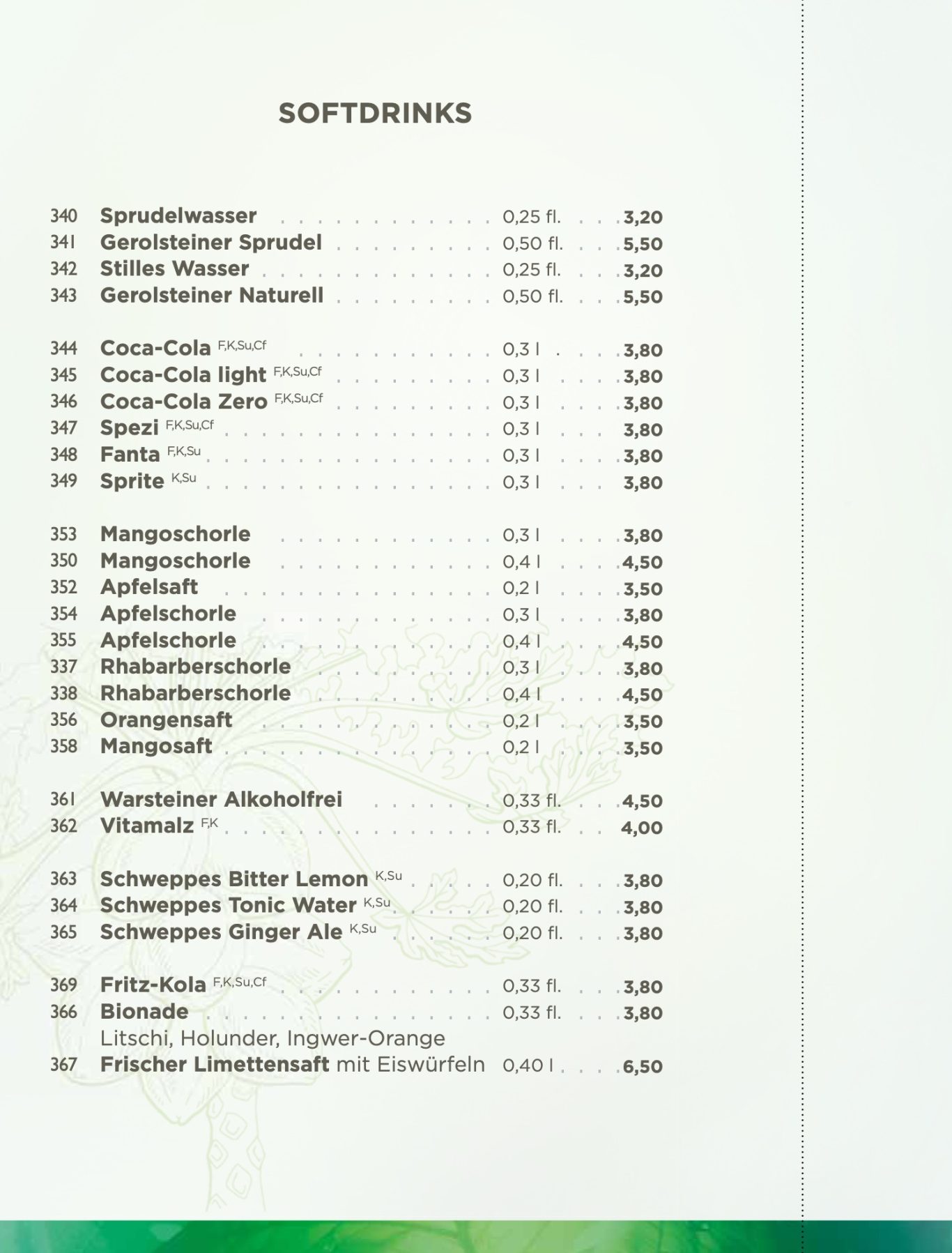 Softdrinks